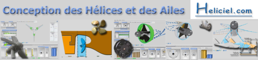 HELICIEL: Aide et outils logiciel de conception  helice et ailes